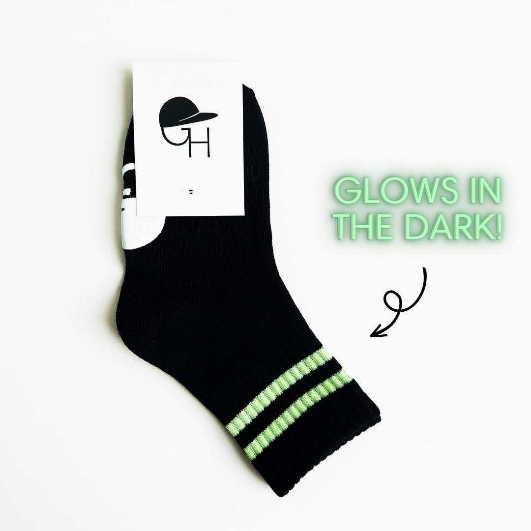 George Hats Glow in Dark Crew Socks SML